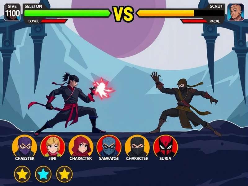 Surat Smash Ninja Gameplay Surat Smash Ninja gameplay screenshot showing character combat