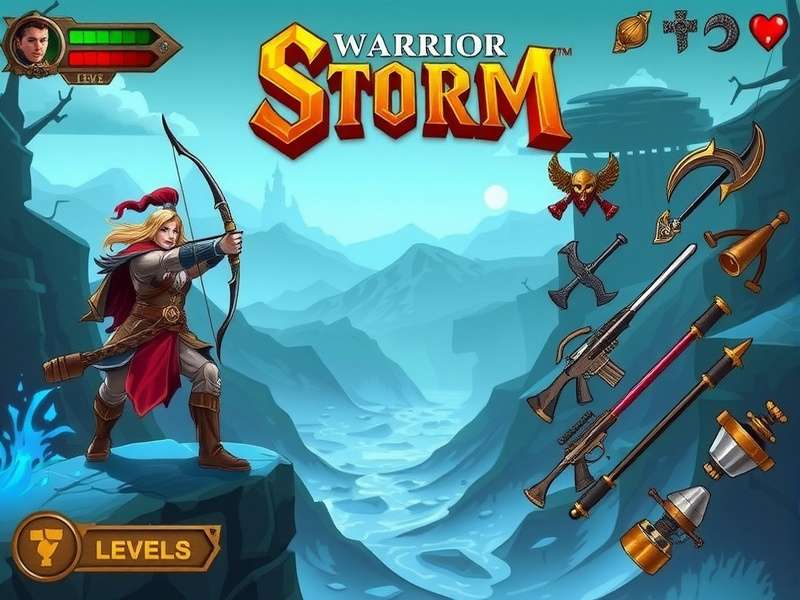 Archero Warrior Storm weapons and equipment inventory
