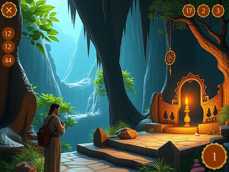 Mystic Grotto Trail story moment showing character interaction