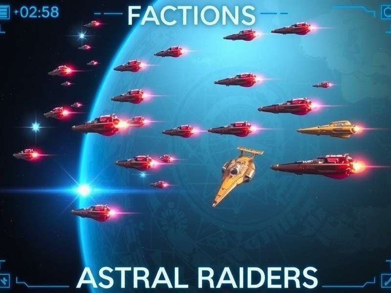Astral Raiders Space Fleet Management Astral Raiders gameplay showing space fleet management