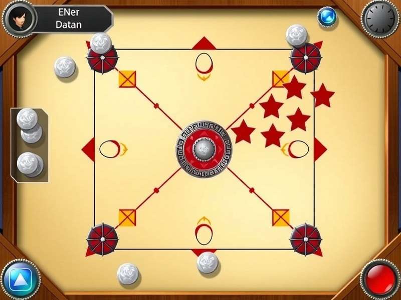 Carrom Stars Supreme Champion Game Interface Carrom Stars Supreme Champion gameplay screenshot