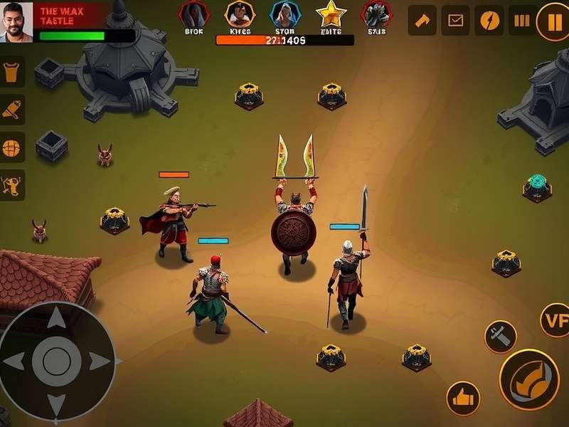 Maratha Warriors Adventure Battle Scene Maratha Warriors Adventure gameplay screenshot showing battle scene