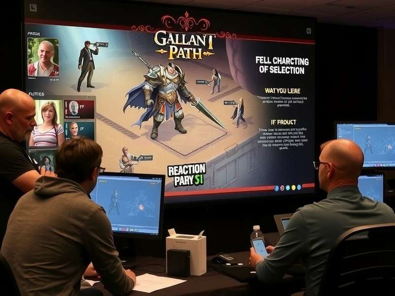 Gallant Path Community Engagement Gallant Path community event with players and developers