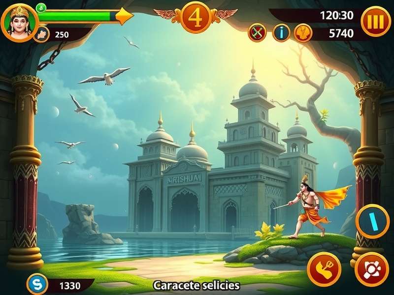 Krishna S Heavenly Battle Gameplay Krishna S Heavenly Battle gameplay screenshot