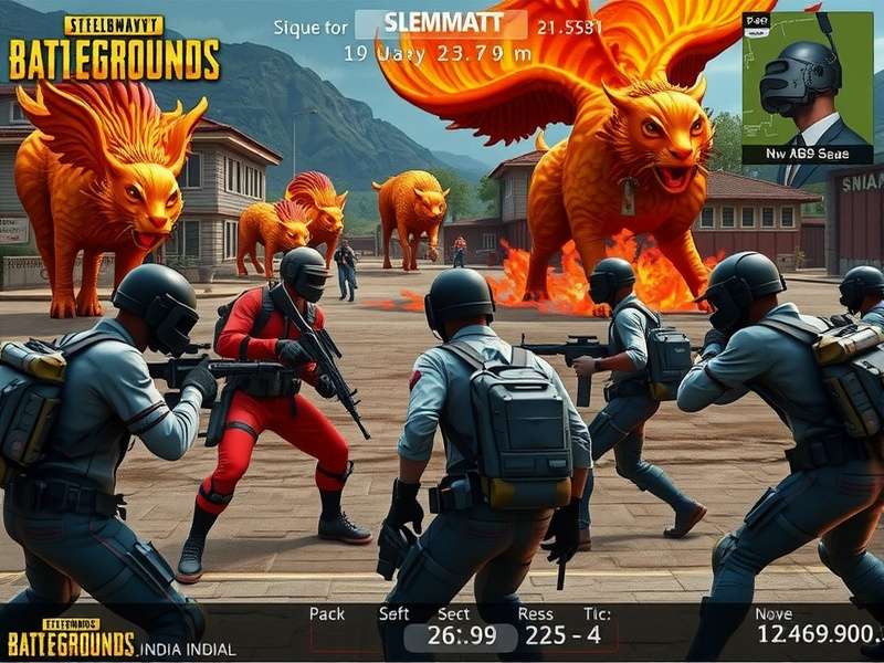 Indian PUBG Squad Coordinated Attack Strategy PUBG India squad executing coordinated attack strategy
