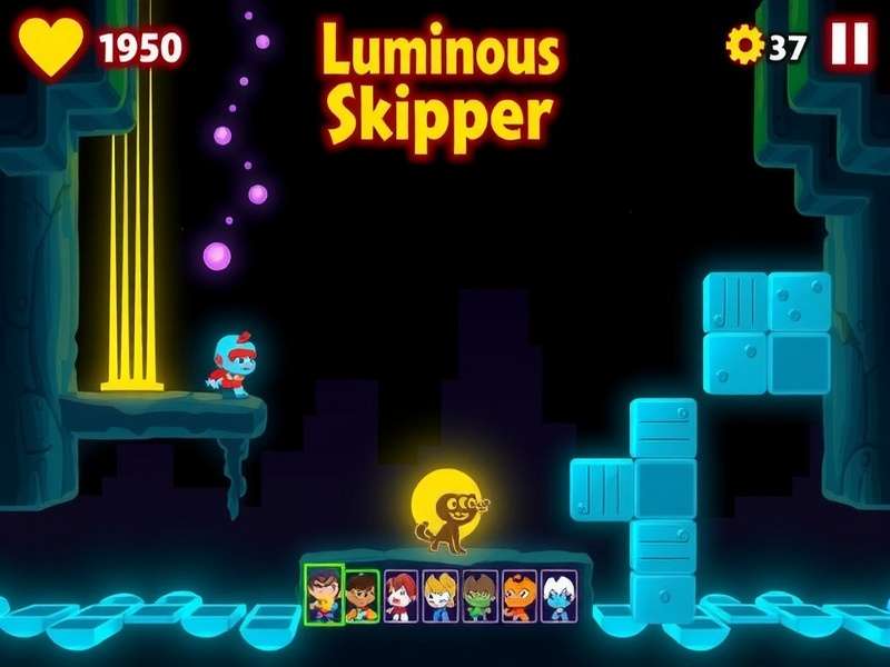 Luminous Skipper Level Design Luminous Skipper level design showing light-based puzzles