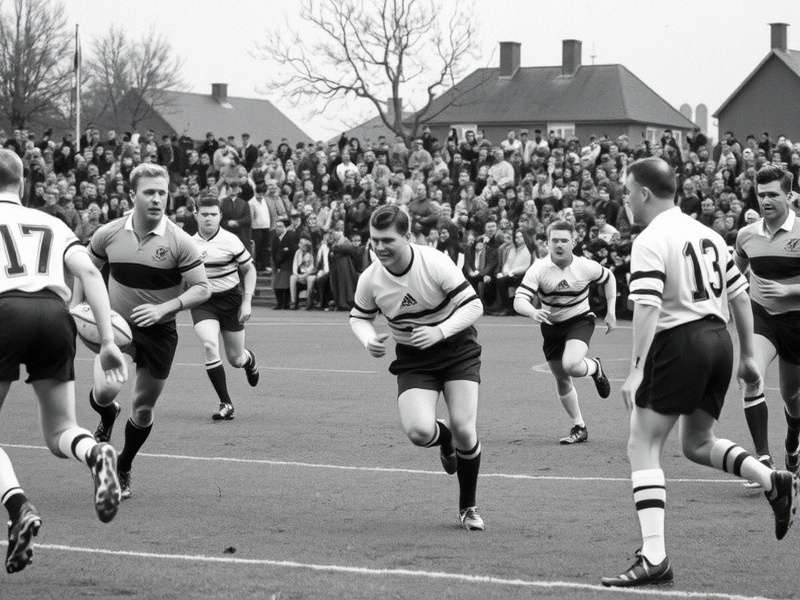 Rugby Supreme Sprint Dynamic Gameplay Rugby Supreme Sprint gameplay action showing players in motion