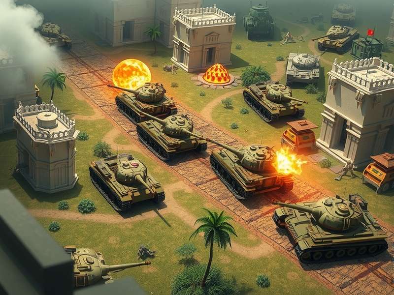 Tamil Tank Invaders Development Process Tamil Tank Invaders development team working on game design