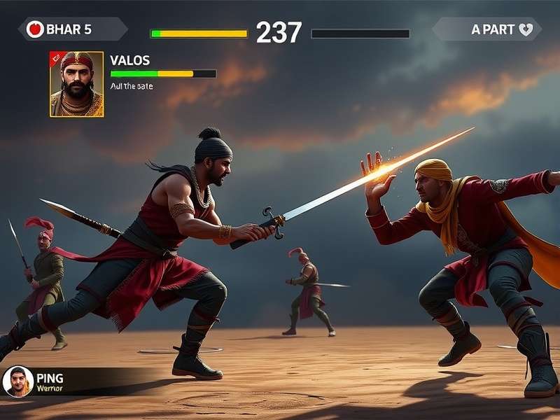 Ping Warrior Bharat Tournament Match Ping Warrior Bharat tournament gameplay with advanced techniques