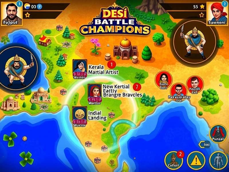 Kerala Martial Artist - Agile Fighter Kerala Martial Artist character from Desi Battle Champions