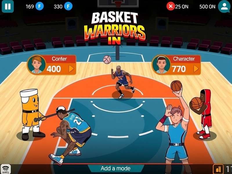 Basket Warriors IN Character Roster Basket Warriors IN character selection screen showing diverse players