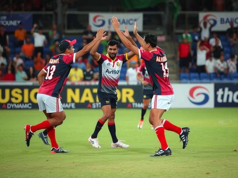 Ahmedabad Rugby Dynamos Home Match Atmosphere Ahmedabad Rugby Dynamos fans cheering at a home match