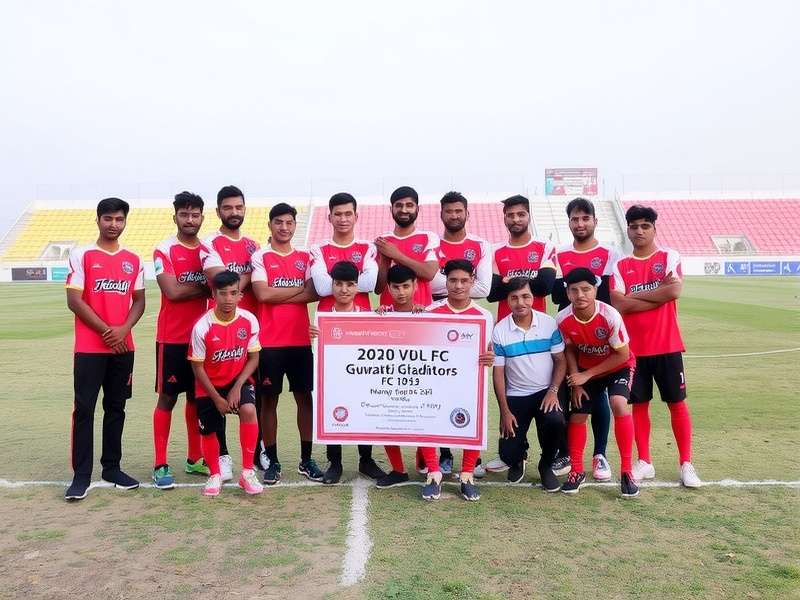 Guwahati Gladiators FC Match Action Guwahati Gladiators FC Players in Action