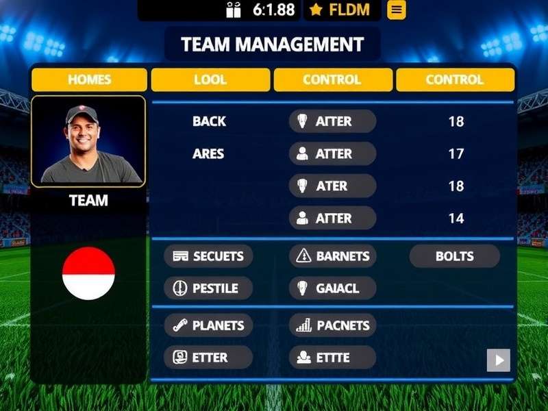 Team Management - Indian Rugby Ace Extreme Indian Rugby Ace Extreme Team Management Screen