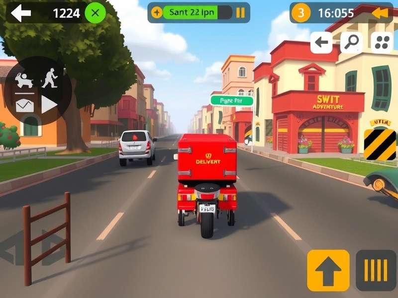 Rural Delivery Challenges in Swift Parcel Adventure Swift Parcel Adventure rural delivery scene