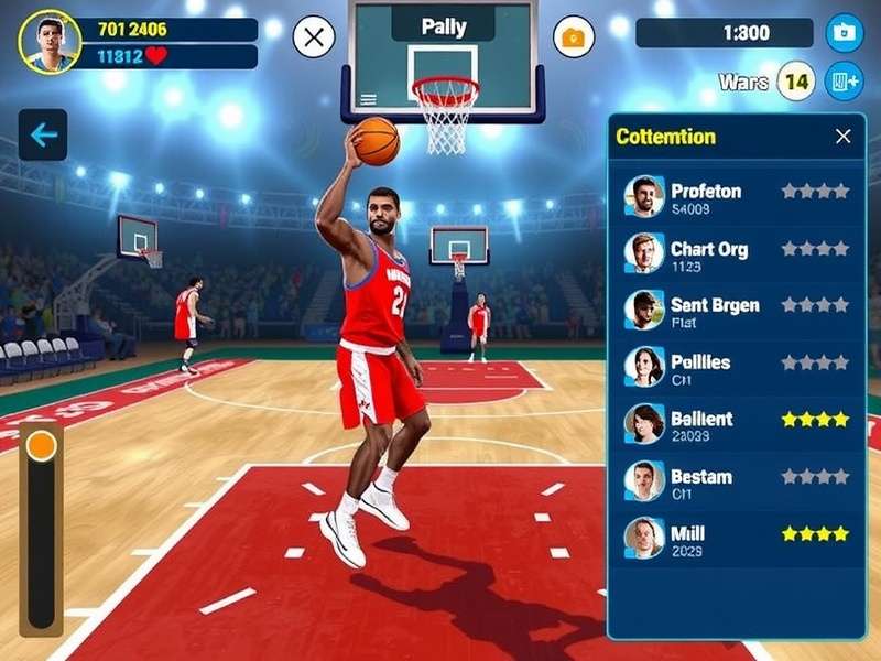 Basket Champ India Gameplay Experience Basket Champ India gameplay screenshot showing realistic basketball action