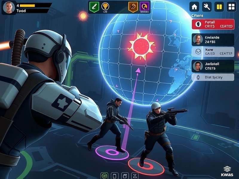 Elite Enforcers Tactical Gameplay Elite Enforcers gameplay screenshot showing tactical combat