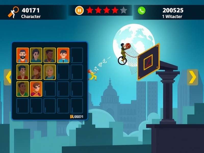 Mumbai Dunk Titan Character Roster Mumbai Dunk Titan character selection screen