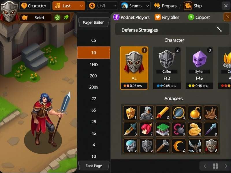 Mysore Protector Character Selection Mysore Protector character selection screen