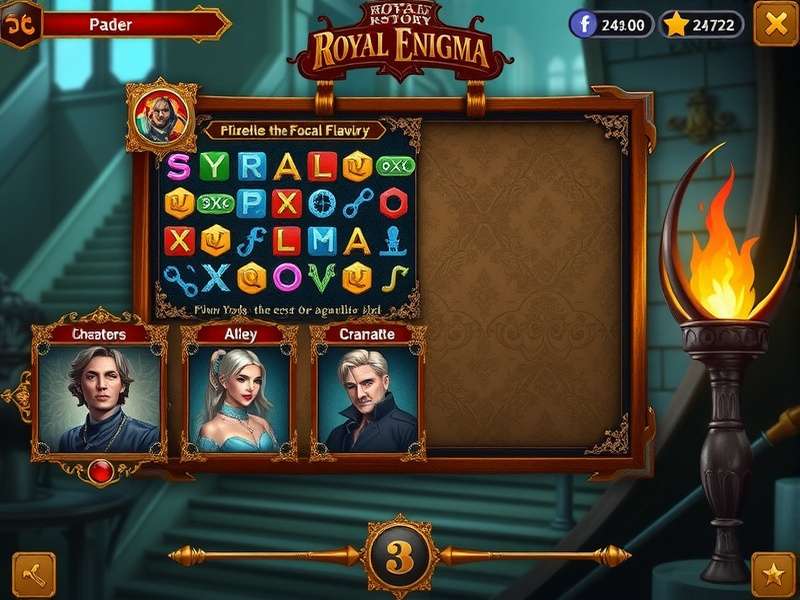 Royal Story Royal Enigma Gameplay Royal Story Royal Enigma gameplay screenshot showing puzzle interface