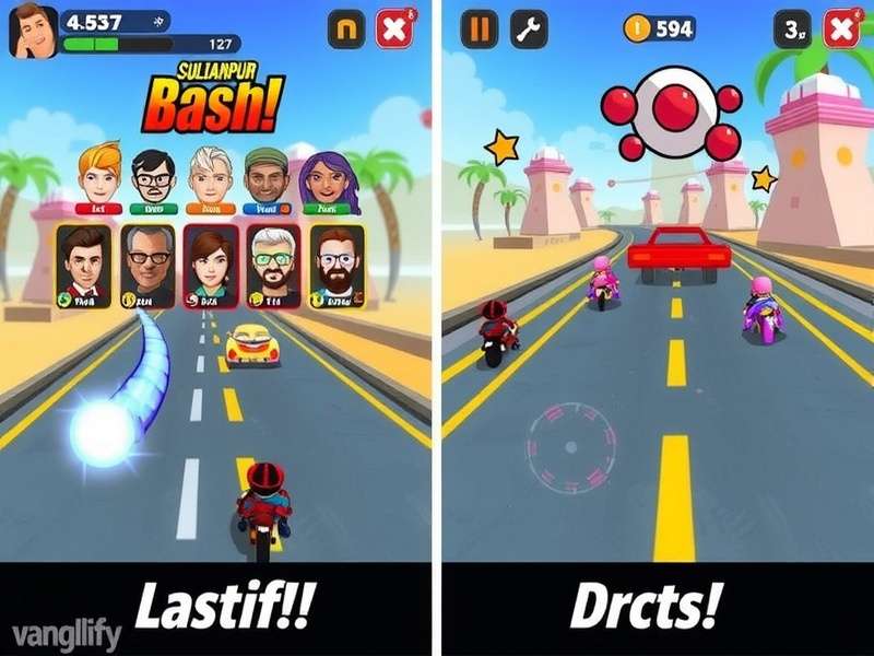 Sultanpur Quick Dash Character Selection Sultanpur Quick Dash character selection screen showing diverse avatars