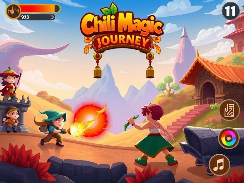 Strategic Combat in Chili Magic Journey Chili Magic Journey character using chili powers in combat