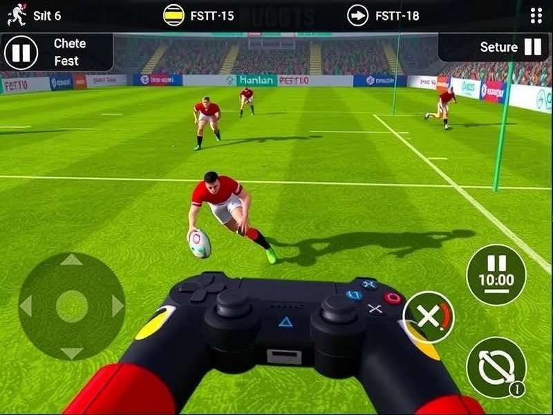 Bharat Rugby Dominators Game Controls Bharat Rugby Dominators control interface and gameplay mechanics