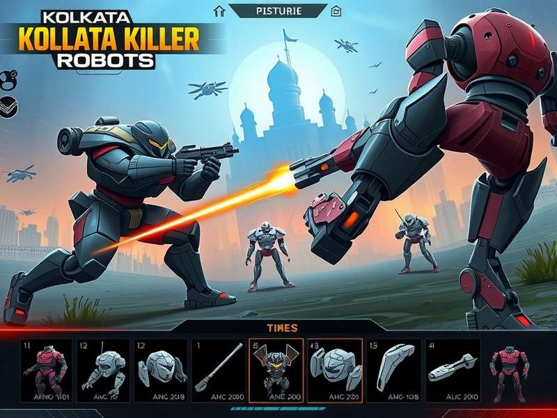 Kolkata Killer Robots - Development Process Development team working on Kolkata Killer Robots game design