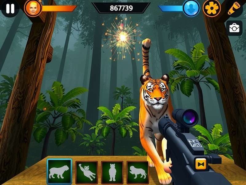 Karnataka Tiger Slayer Game Features Karnataka Tiger Slayer features showcase with multiple gameplay elements