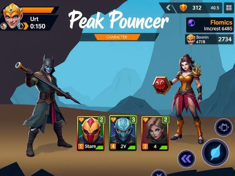 Peak Pouncer Victory Gameplay Interface Peak Pouncer Victory gameplay screenshot showing character action and interface
