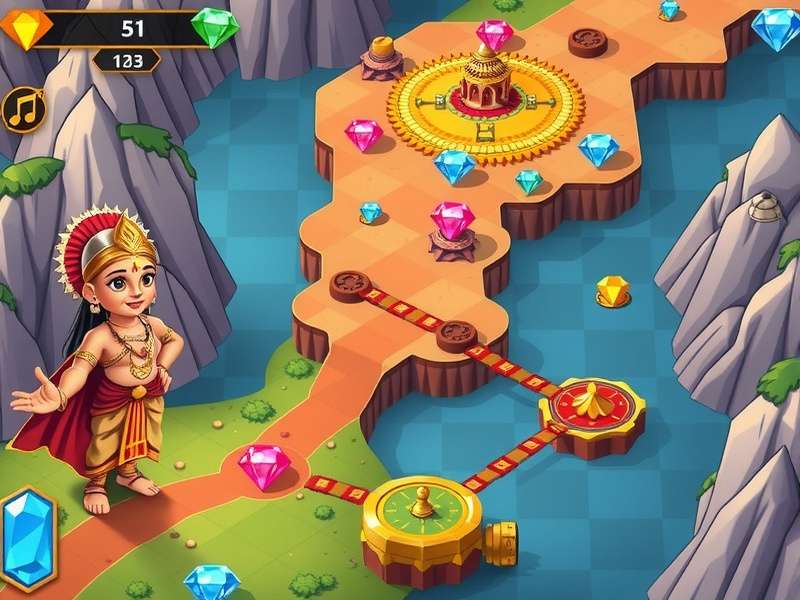 Diamond Dreamland Strategy Map Diamond Dreamland strategy map showing optimal diamond collection paths