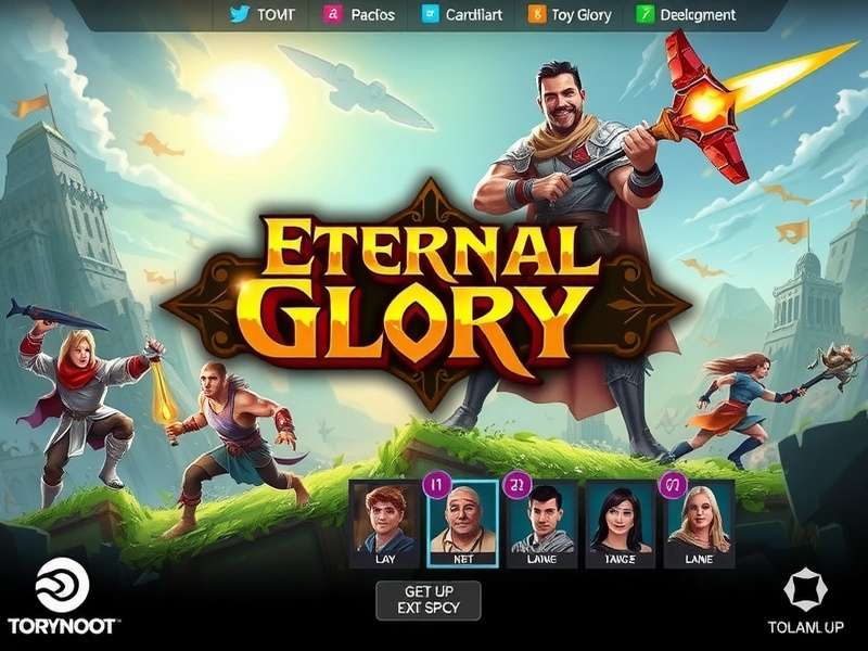 Eternal Glory Main Screen Eternal Glory game title screen