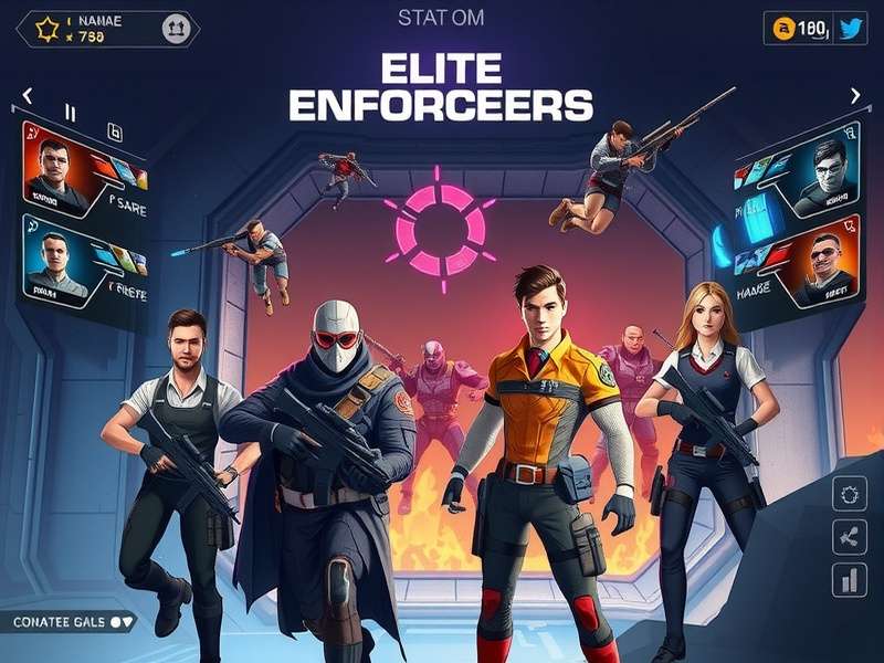 Strategic Map Control in Elite Enforcers Elite Enforcers strategic map control demonstration