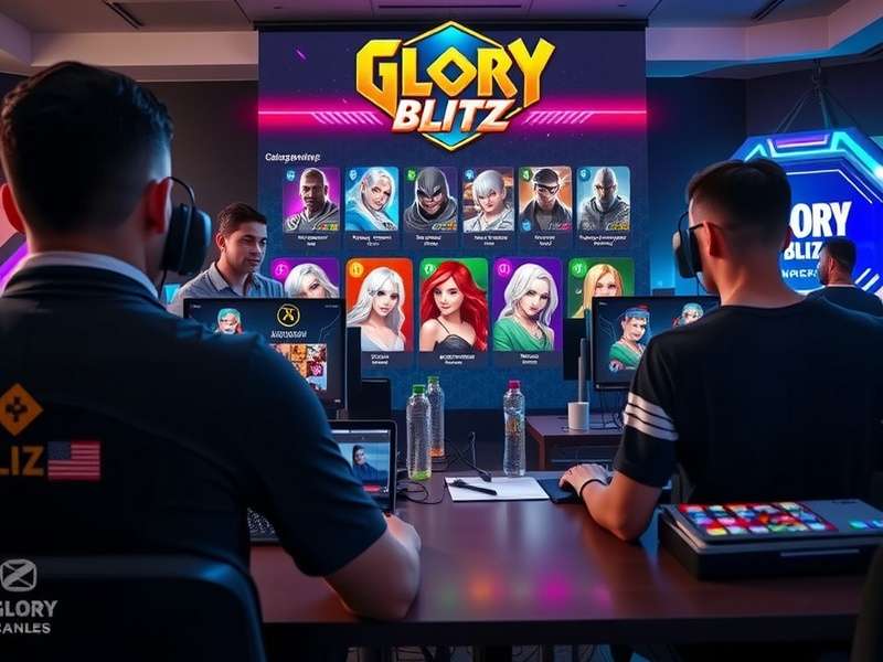 Glory Blitz India Development Process Glory Blitz India development team working on game design