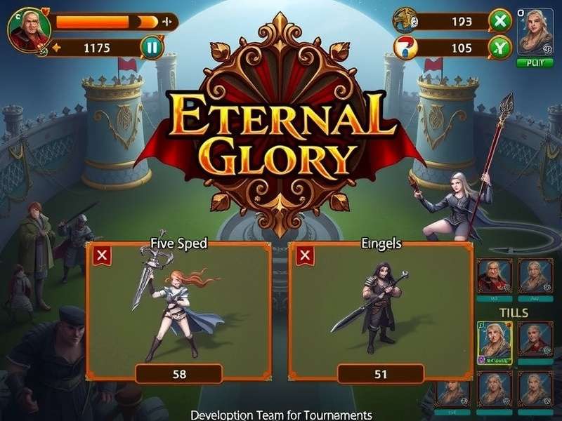 Eternal Glory Battle Scene Eternal Glory battle gameplay