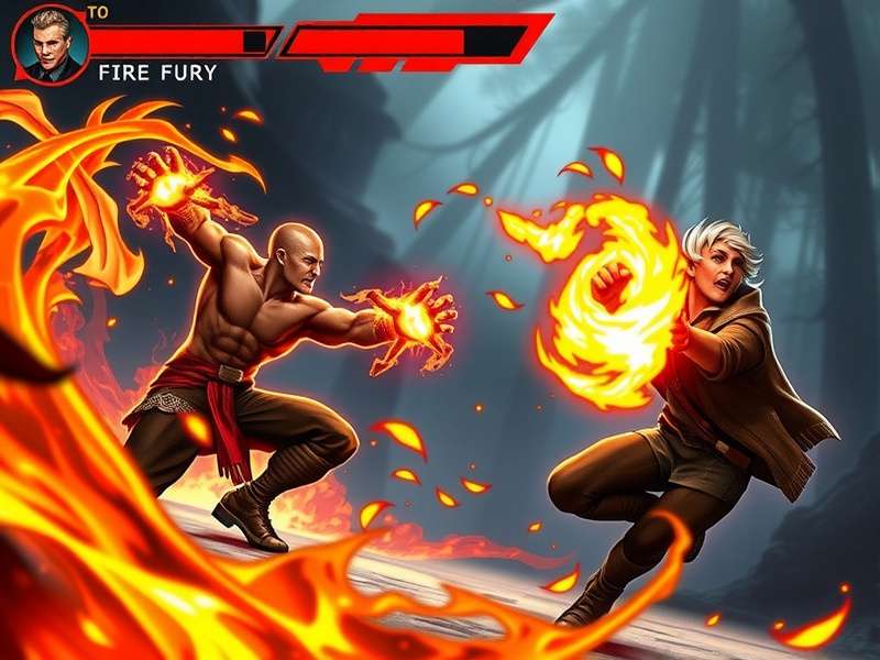 Fierce Flame Fire Fury Gameplay Fierce Flame Fire Fury gameplay screenshot showing intense action