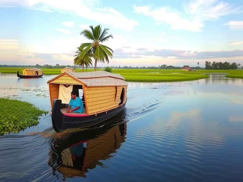 Game Interface Showing Navigation and Resources Kerala Backwaters Trip gameplay interface