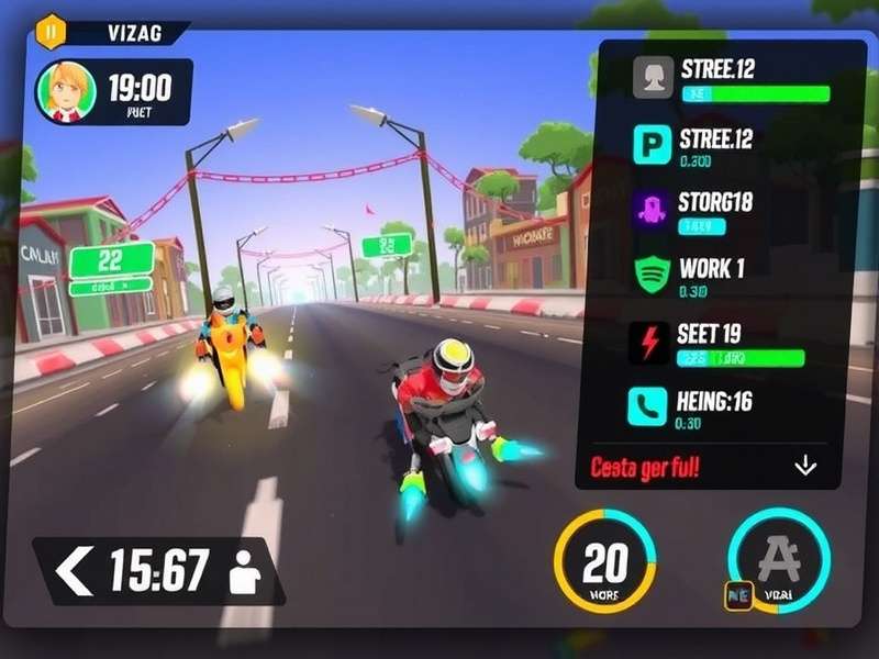 Dash Hero Vizag Gameplay Experience Dash Hero Vizag gameplay screenshot showing racing action through Vizag streets