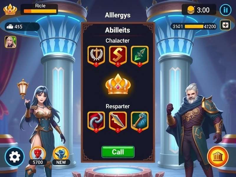 Crown Glory IN Character Abilities Interface Crown Glory IN character abilities showcase