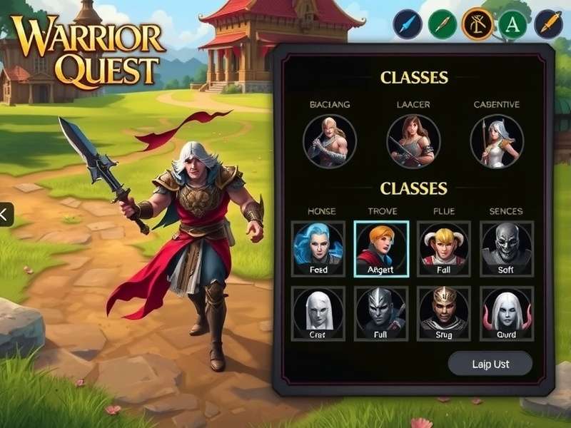 Warrior S Quest Dynamic Combat System Warrior S Quest gameplay screenshot showing character combat