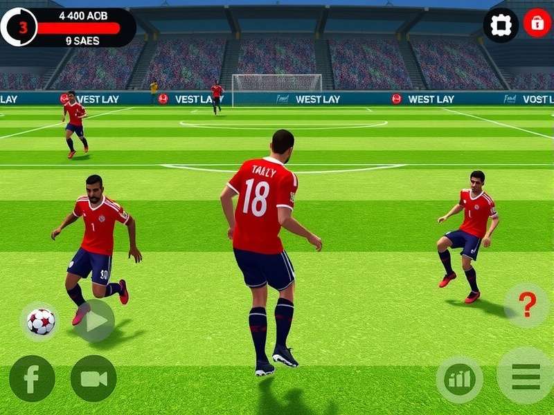 Competitive Multiplayer in Mumbai Soccer Mavericks Mumbai Soccer Mavericks multiplayer match showing competitive gameplay
