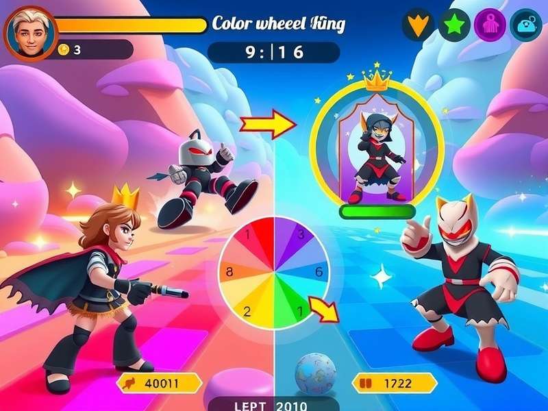 Color Combat King Gameplay Color Combat King gameplay screenshot showing vibrant characters and environments