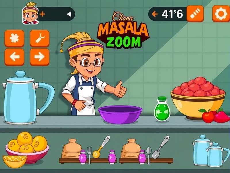 Team Cooking Challenge in Chana Masala Zoom Chana Masala Zoom Multiplayer Mode