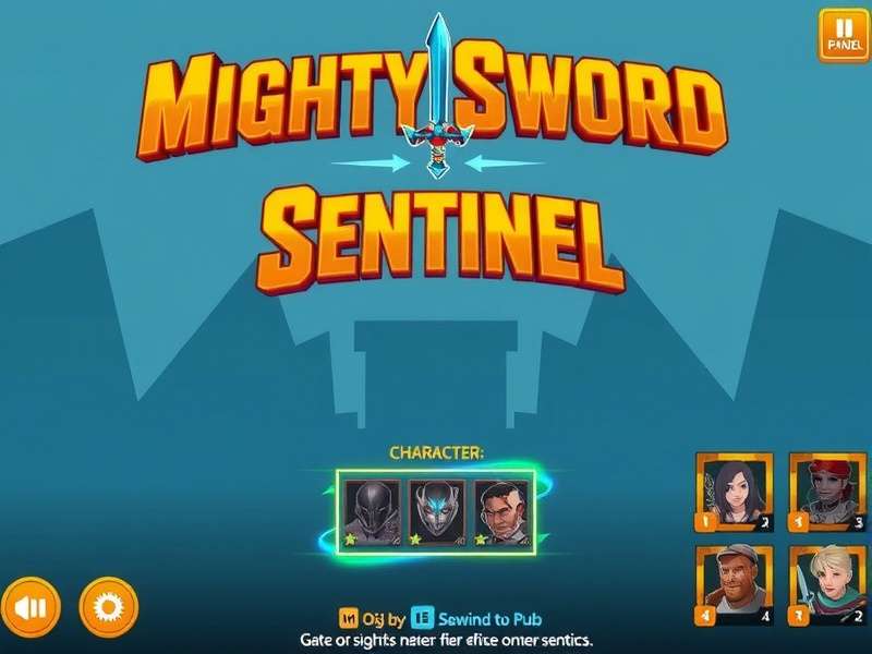Mighty Sword Sentinel Main Interface Mighty Sword Sentinel Game Main Screen