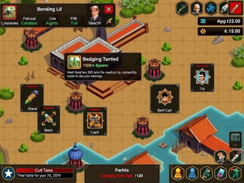 Enduring Elites Strategic Gameplay Interface Enduring Elites gameplay screenshot showing strategic interface