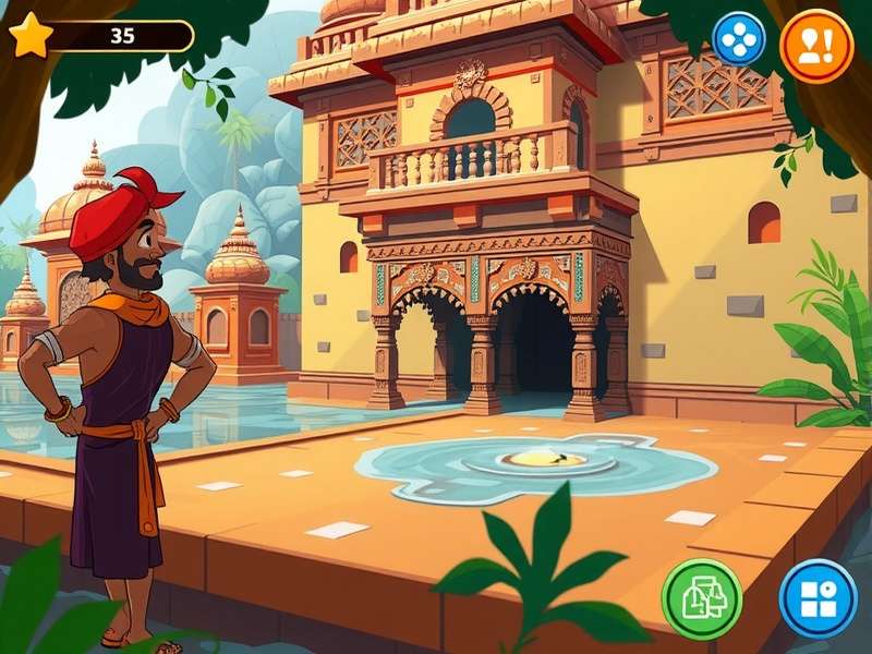 Tom S Ganges Quest - Narrative Moment Tom S Ganges Quest story scene showing character interaction