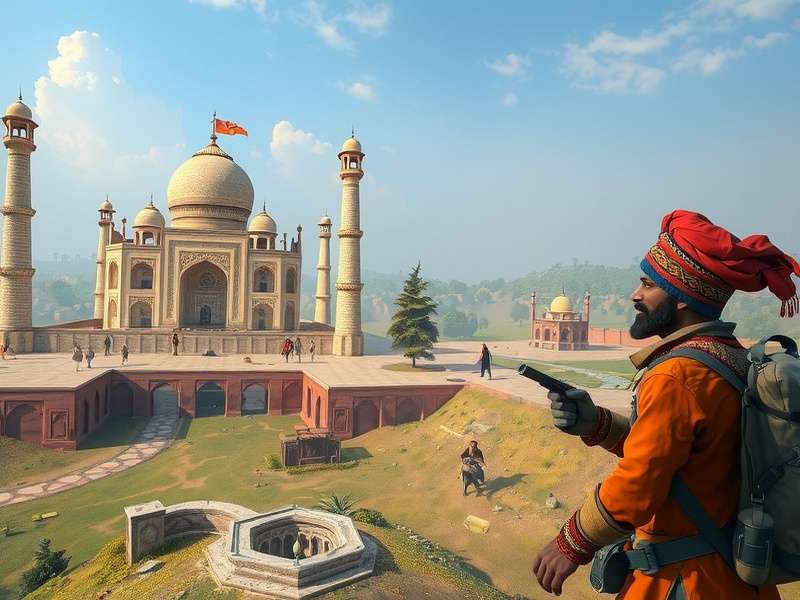 Express Expedition Expert - Indian Landscape Exploration Express Expedition Expert gameplay showing Indian landscape