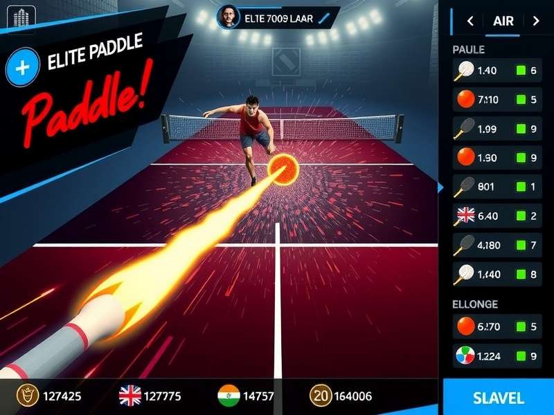 Strategic Positioning in Elite Paddle Legend Advanced strategy visualization for Elite Paddle Legend