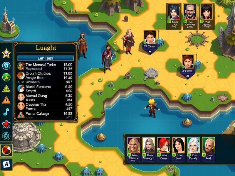 Character Development System in Goa Star Monarch Goa Star Monarch character progression and skill tree interface