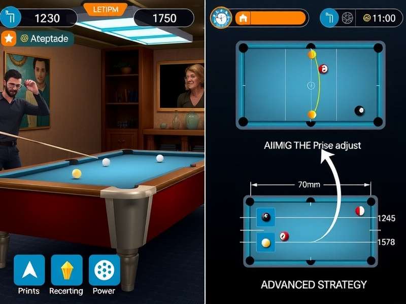 Prodigy Pool Master Position Play Strategy Advanced strategy illustration showing position play in Prodigy Pool Master